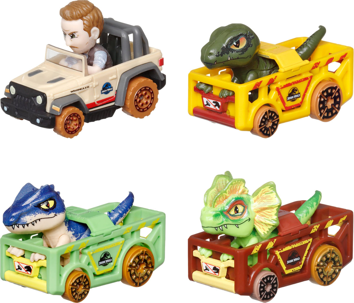 Hot Wheels RacerVerse Allosaurus die-cast vehicle for dynamic racing