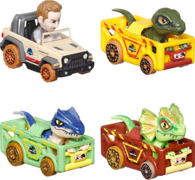 Hot Wheels RacerVerse Dilophosaurus die-cast vehicle first appearance for imaginative play