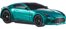 Hot Wheels Aston Martin Vantage RC, front view highlighting grille and signature styling.