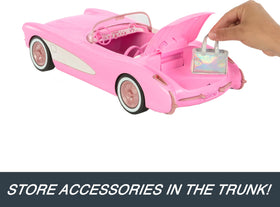 Hot Wheels RC Barbie Corvette 2-4GHz connection enables multiplayer play.