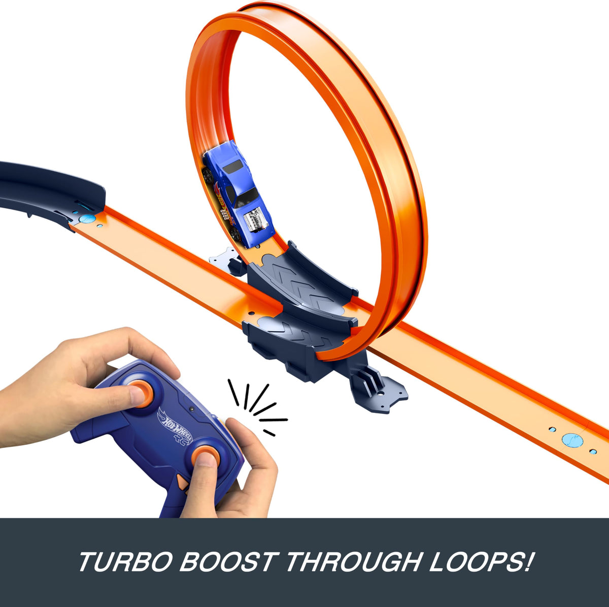 Hot Wheels RC Speed Challenge finish line area for exciting races