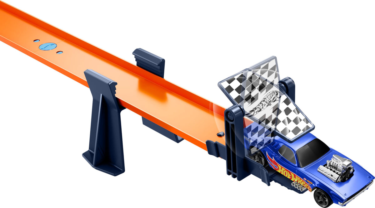Hot Wheels RC Speed Challenge car on track delivering on-track fun