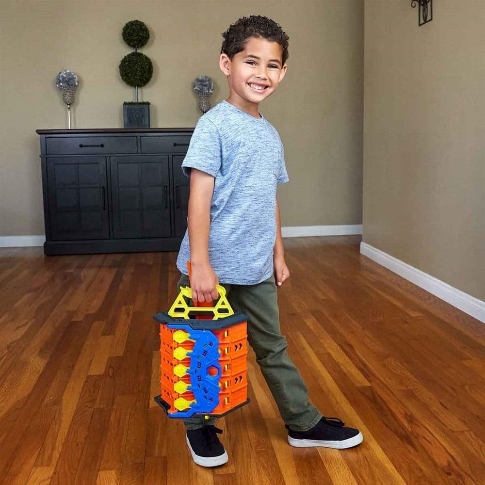 Hot Wheels Roll Out Raceway suitable for ages four and up.