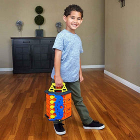 Hot Wheels Roll Out Raceway suitable for ages four and up.