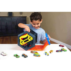 Hot Wheels Roll Out Raceway track connectors enable expandable layouts.