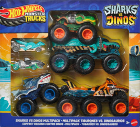 Hot Wheels colorful Sharks vs Dinos collection sparks storytelling