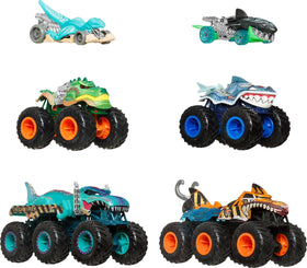 Hot Wheels Sharks vs Dinos multipack box for imaginative play