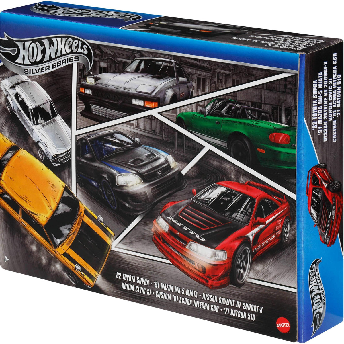 Hot Wheels Streets of Japan 1:64 pack-shot showcases a diverse, ready-to-collect multipack.