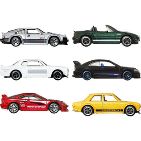 Hot Wheels Streets of Japan 1:64 rear view reveals authentic styling and chrome accents.