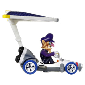 Iconic deco and rolling wheels promote push-around play and display.