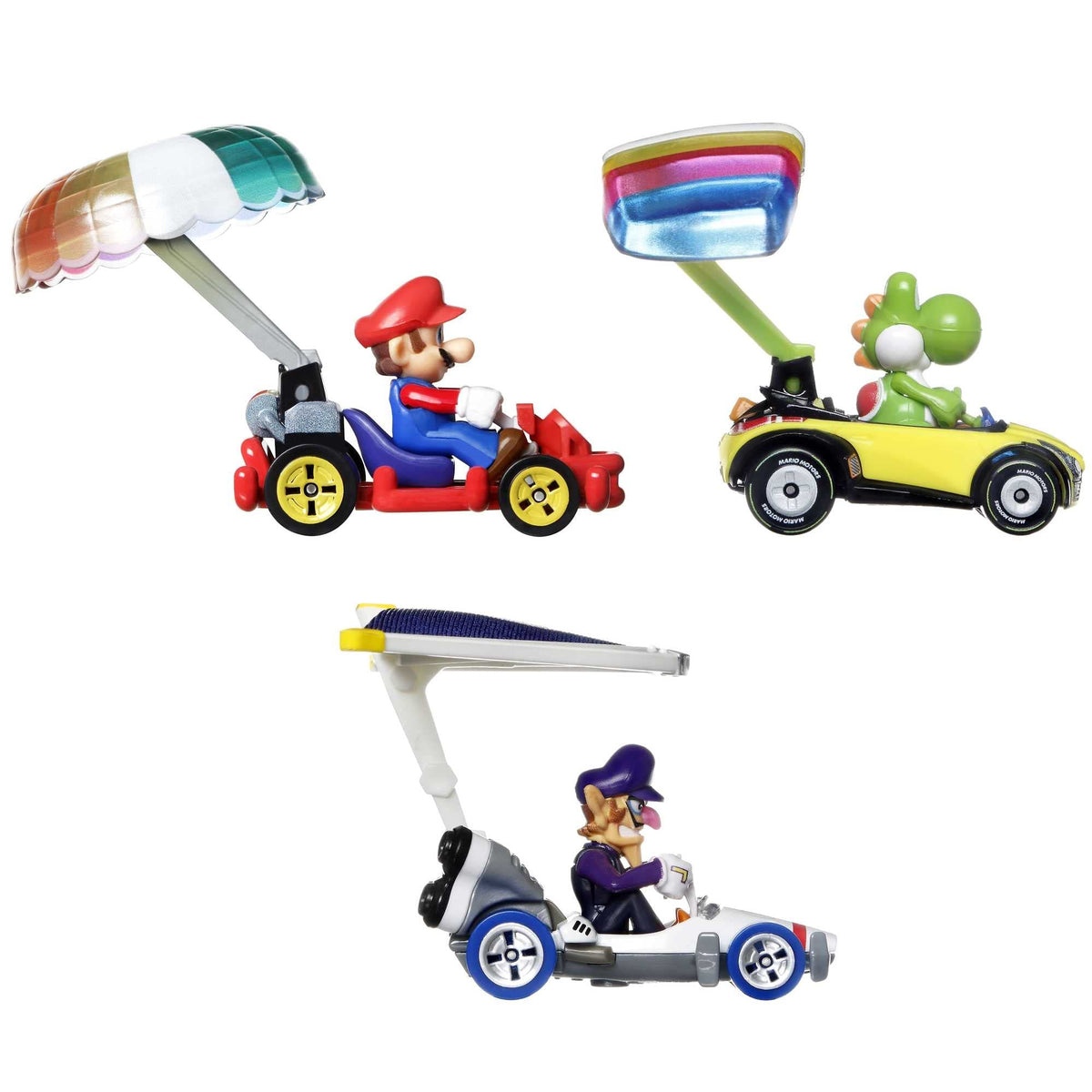 Collect them all or mix with other Hot Wheels Mario sets.