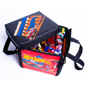Hot Wheels Tara ZipBin Ramp It Up compact storage keeps cars organized on the go.