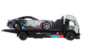 Hot Wheels Team Transport with loadable component car for interactive display