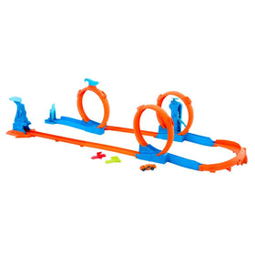 Hot Wheels Track Builder Set with colorful pieces for imaginative play
