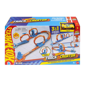 Hot Wheels Track Creator Triple Loop Pack front view for dynamic multi-loop racing