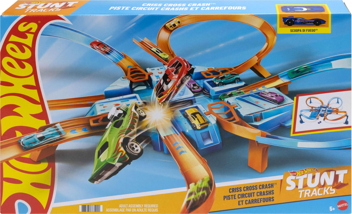 Hot Wheels parking spaces keep accessories organized between races