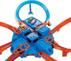 Hot Wheels sixteen feet of track with hairpin turns for extended play