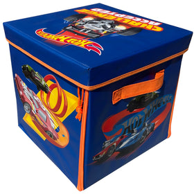 Hot Wheels ZipBin 300 playmat unfolds into a 36 by 36 inch racing surface.
