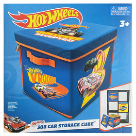 Hot Wheels ZipBin 300 storage cube keeps up to 300 cars organized for play.