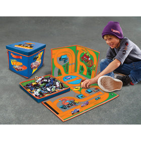 Hot Wheels ZipBin portable organizer supports tidy playtimes with easy cleanup.