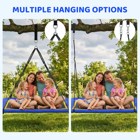Protective pad reducing rope-tree friction on Hotjump swing