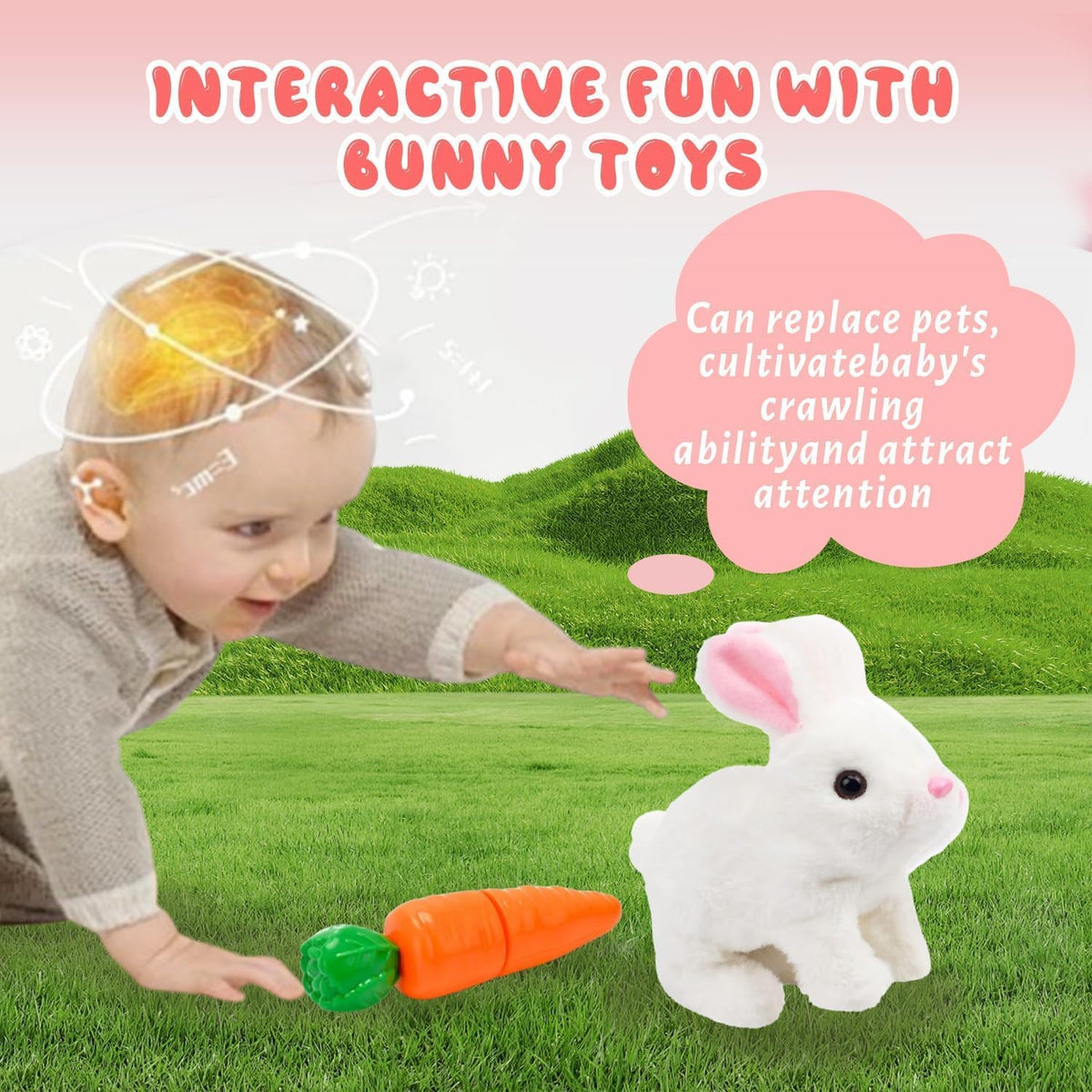HOTKSOFT Bunny nose twitch close-up invites imaginative interaction
