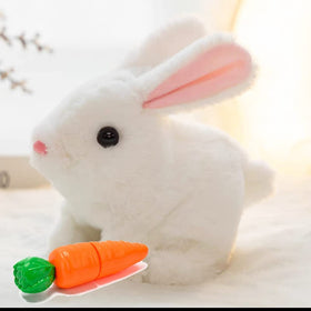 HOTKSOFT Easter Bunny Toy hopping action engages kids
