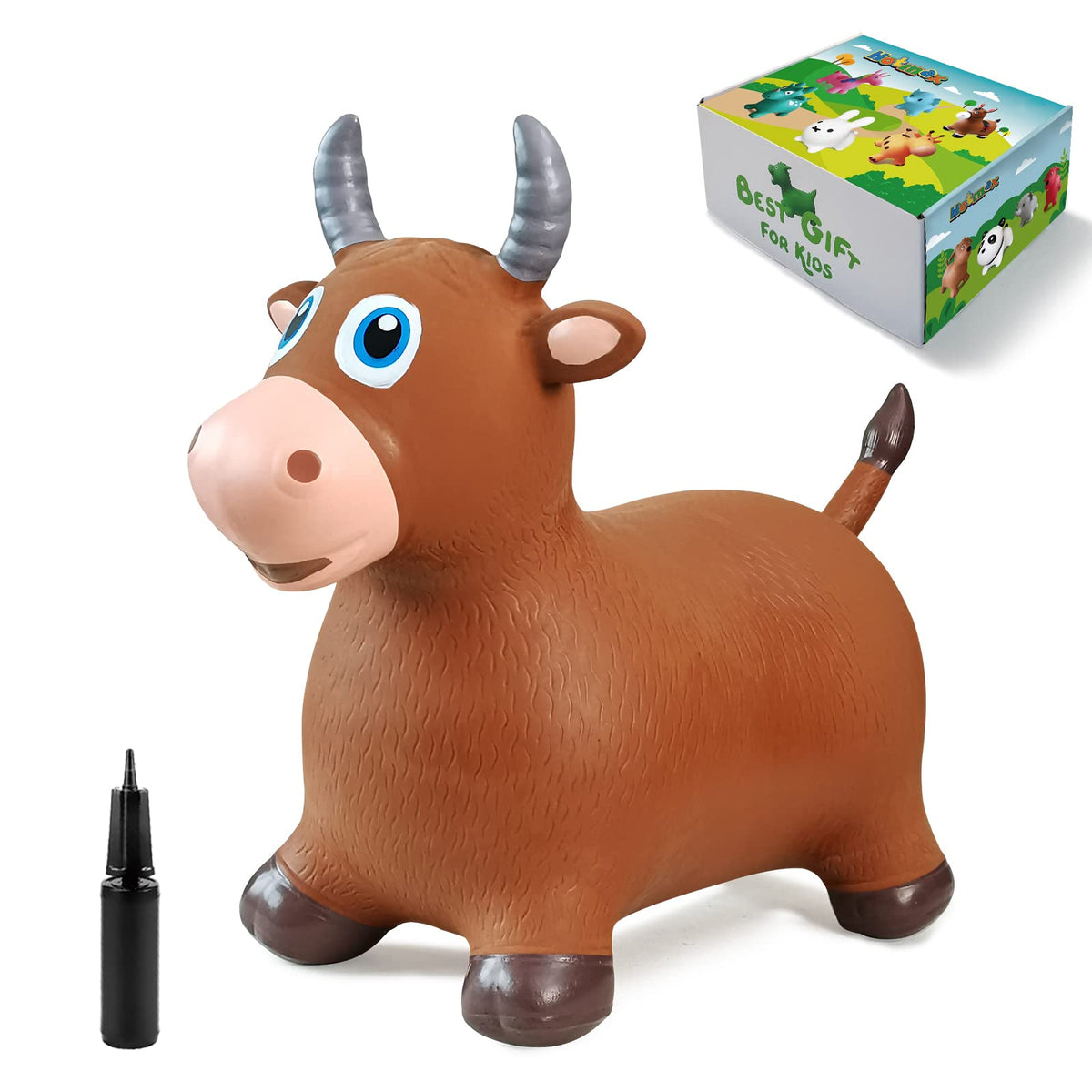 HotMax Bouncy Cow Hopper close-up highlights durable material quality