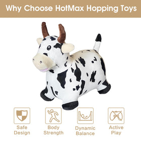 HotMax toy shows sturdy base and handlebars for secure toddler bouncing.