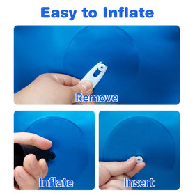 HotMax bouncy horse deflates for compact storage and quick transport.