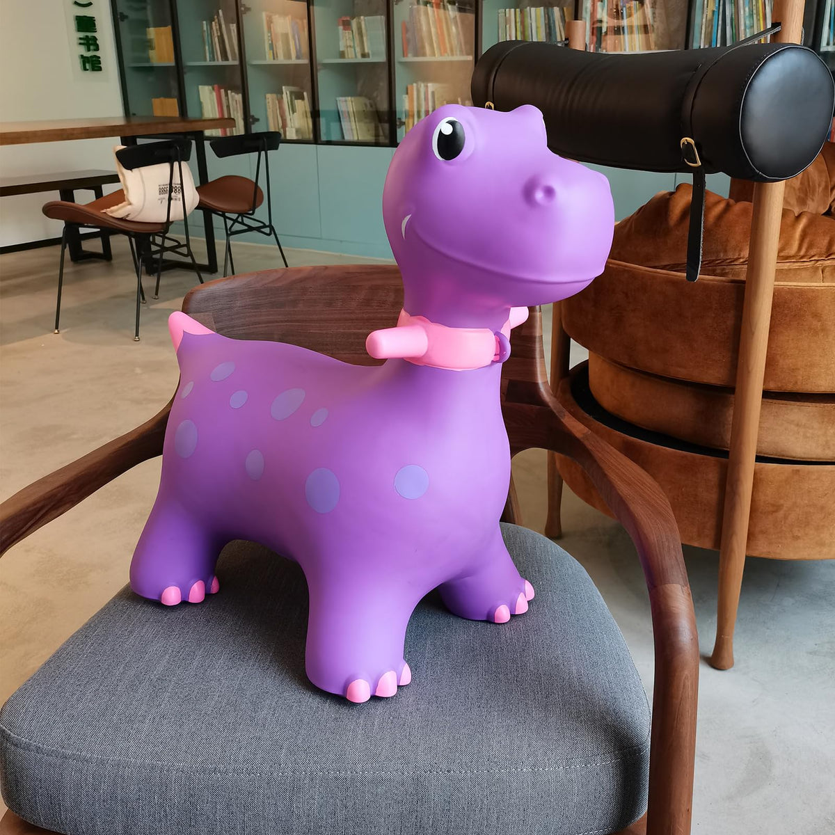 HotMax inflatable dinosaur hopper ready for quick setup and big smiles.