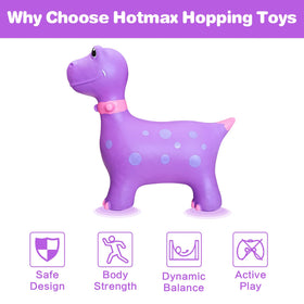HotMax sturdy base offers stable bouncing during indoor or outdoor sessions.
