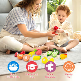 HOTMOODSY lemon play food promotes sensory play and early classification skills.