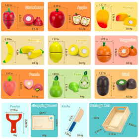 HOTMOODSY peach play food sparks creative pretend meals and fine motor practice.
