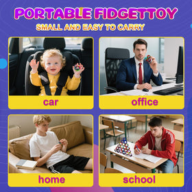 HotubFolks magnetic rings in hand demonstrating rotation for focus and tactile engagement