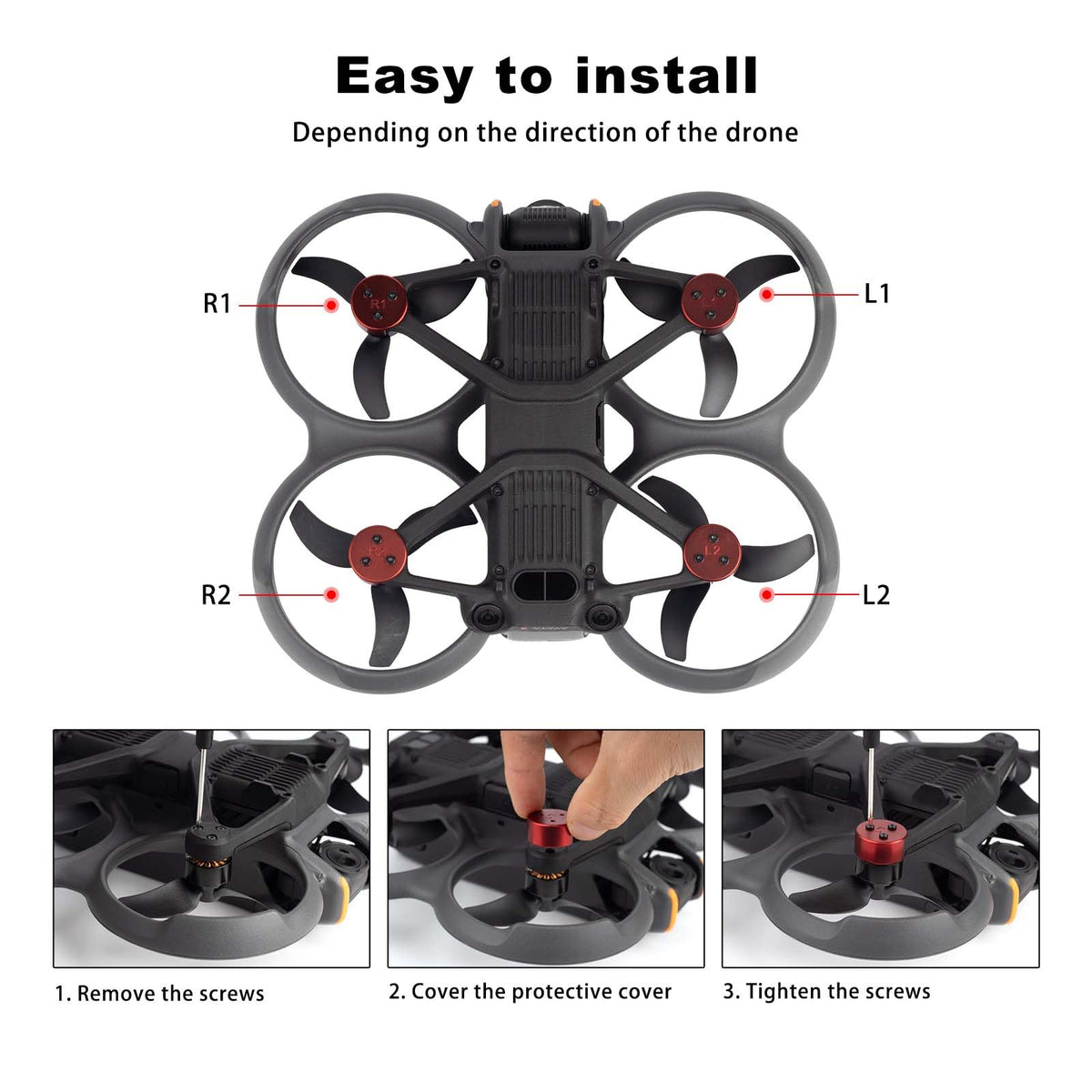 Lightweight 3g per piece preserves flight efficiency with Houjunor protector