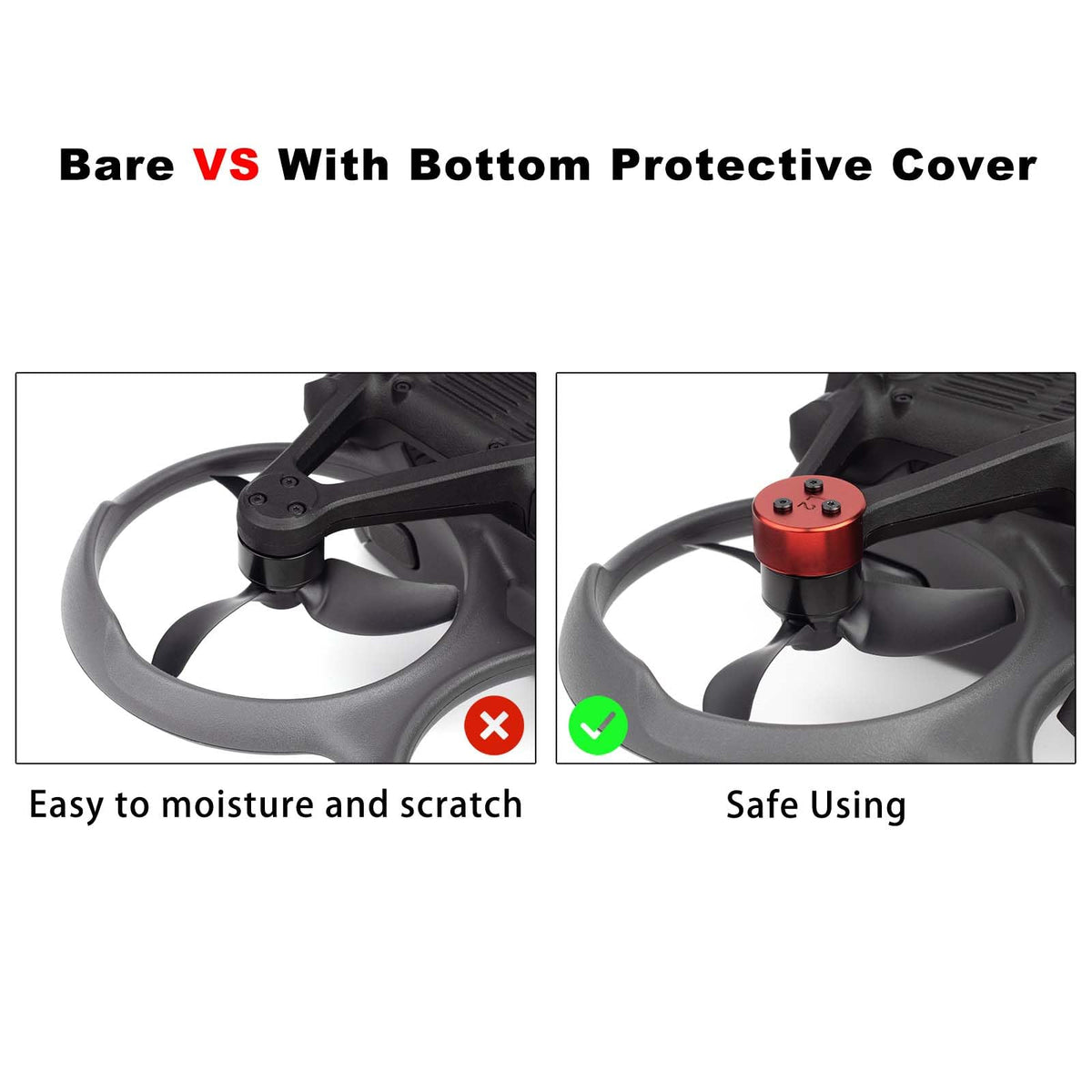 Set of four protector covers provides continuous protection after initial fit