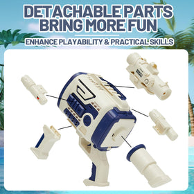 Houscly Bubble Gun accessories image with complete play set for quick setup