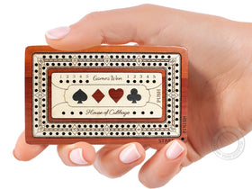 House of Cribbage 2-track travel board designed for two players on the go.
