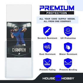 House of Hobby 2-1/2 by 3-1/2 inch loaders fit most standard cards.