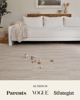 Easy wipe-clean surface of House of Noa Play Mat EVA foam for maintenance.