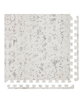 House of Noa Play Mat Latte Emile tiles create a cushioned play area for safe floor activities.