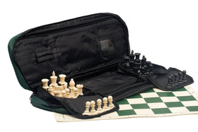 House of Staunton triple-weighted pieces emphasize balance and precise moves.