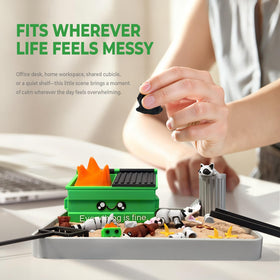 HouseBegan Trash Pieces Trinkets add quirky decor and playful chaos for desks