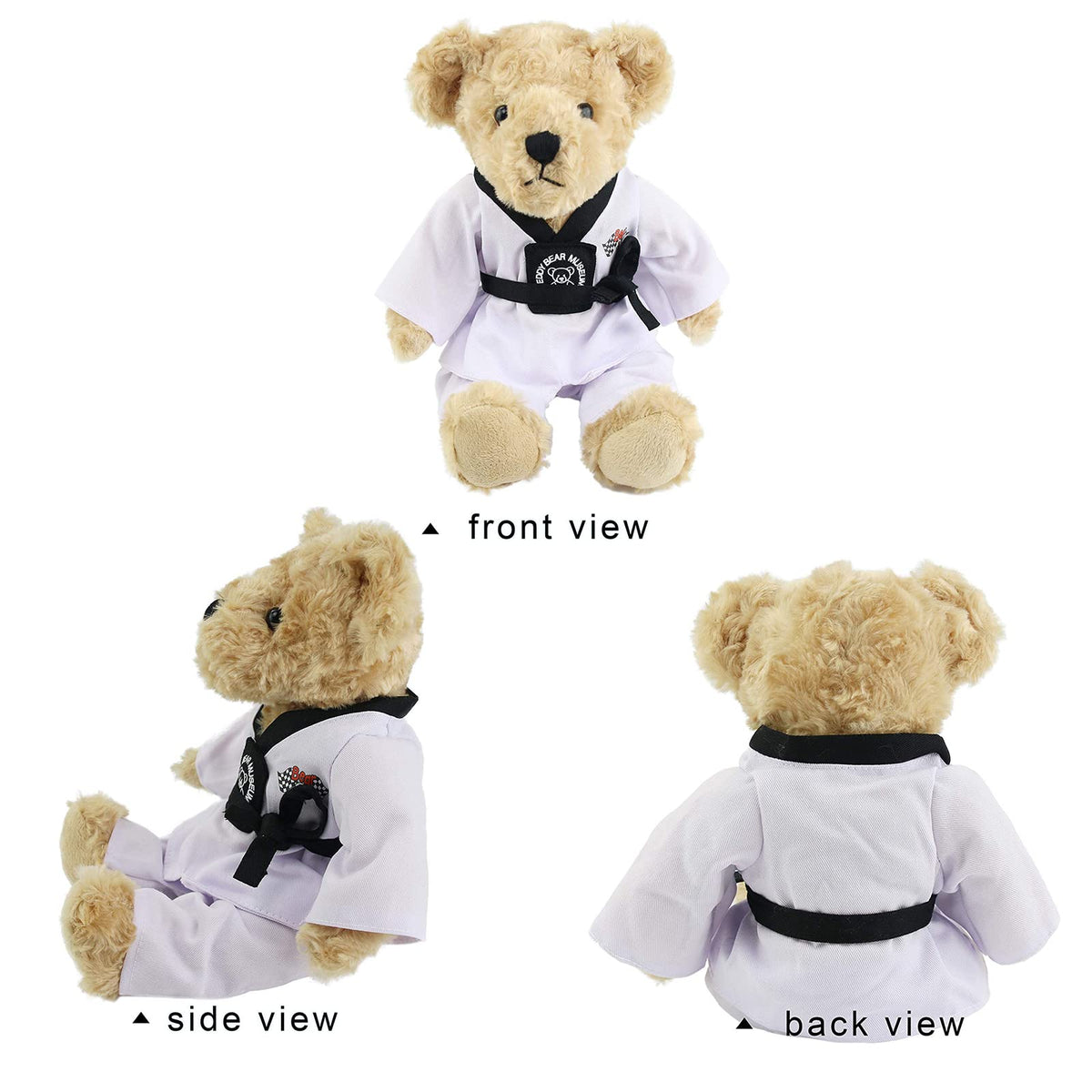 Houwsbaby Taekwondo Teddy Bear nap time snuggle buddy