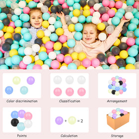 Hovenlay vivid colors support color recognition and imaginative play.