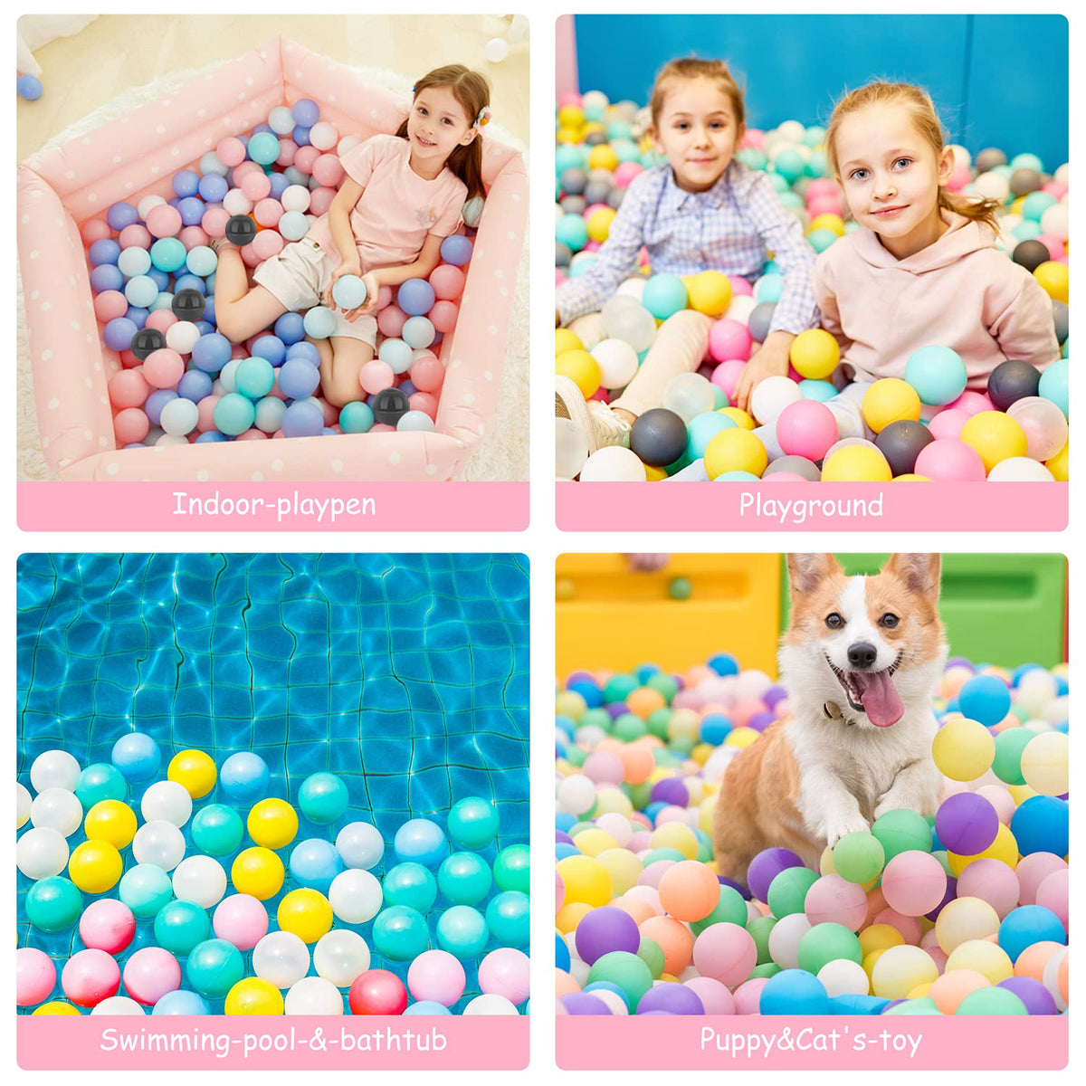Hovenlay BPA-free ball pit balls with soft texture for gentle play.