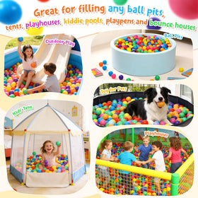 Hovenlay green ball pit ball ideal for imaginative games and space-saving storage.