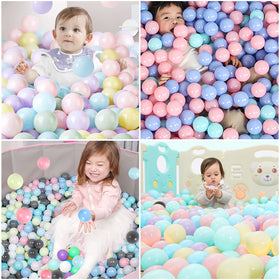 Hovenlay colorful balls filling a kiddie pool for versatile indoor play.