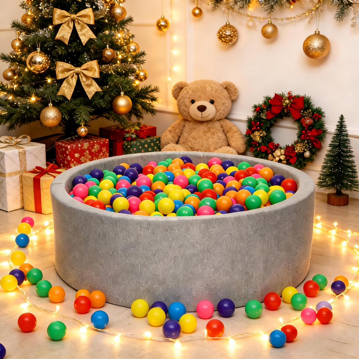 Hovenlay pink ball pit ball creates a soft, playful vibe during indoor adventures.